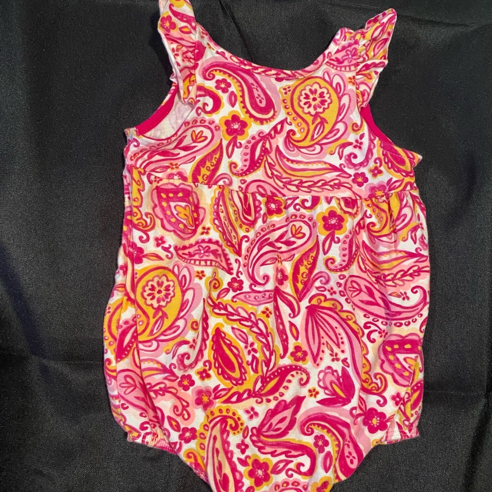 Pink Paisley Style Onsie